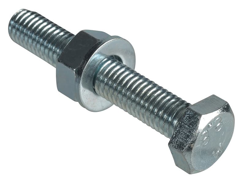 Forgefix FPHBN1060 High Tensile Set Screw Zp M10 X 60Mm Forge Pack 2