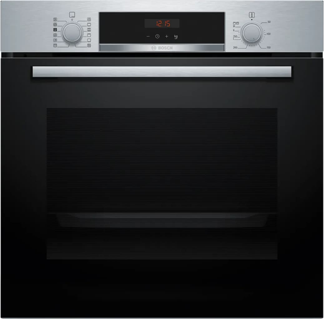 Bosch S4 Stainless Steel Built-in Pyro Single Oven with Added Steam 60 x 60 cm
