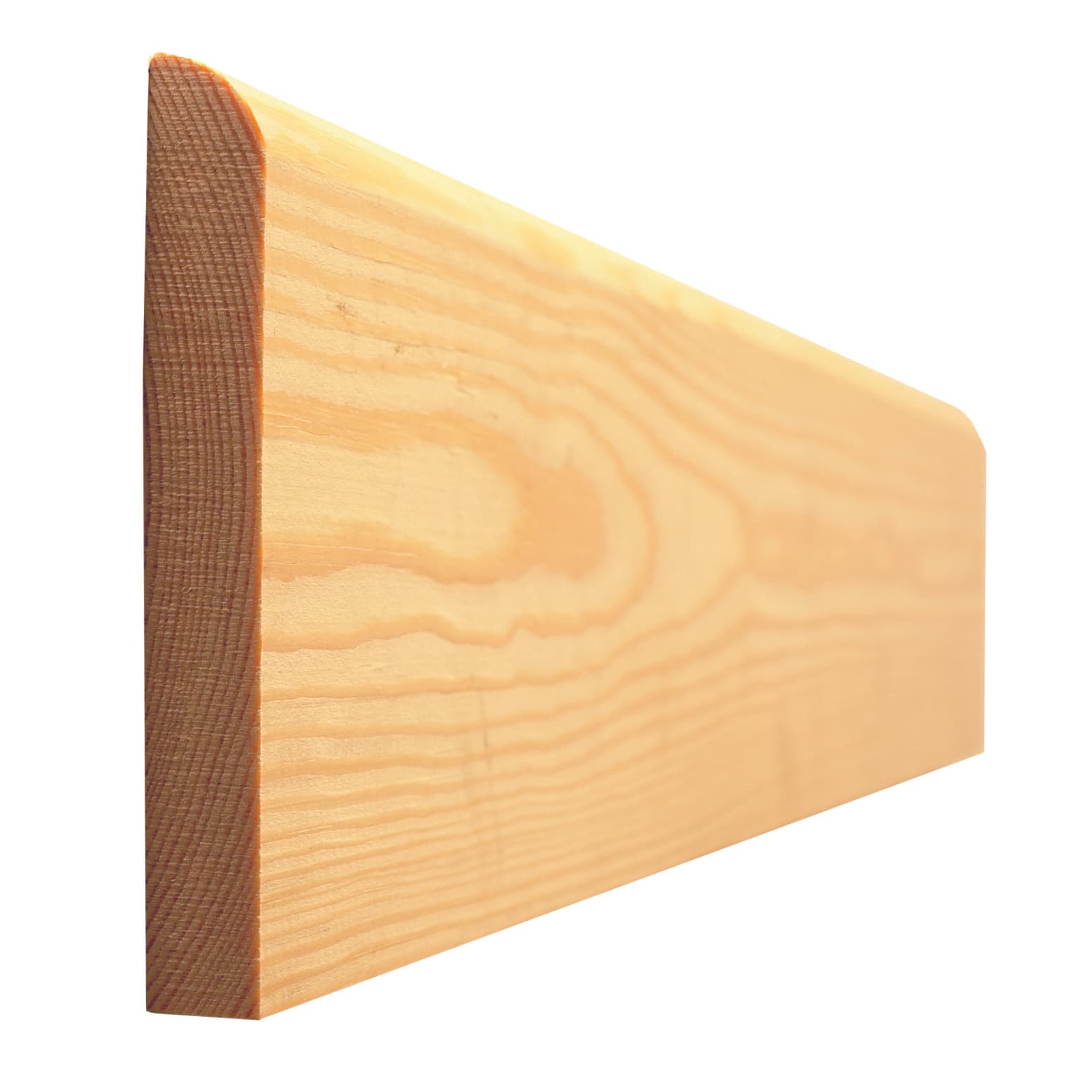 Travis Perkins Bullnosed Standard Pine Skirting Boards, 14.5x69mm