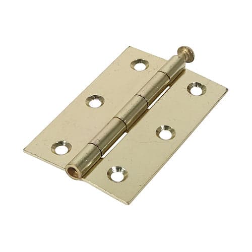 Butt Hinge - Loose Pin - Electro Brass - For Doors