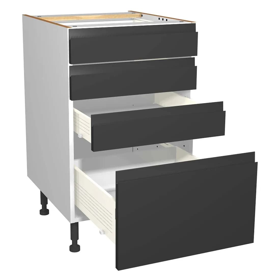 Drawer Unit Capri Dark Grey 500Mm