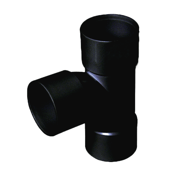FloPlast Solvent Weld Waste Tee - 32mm Black