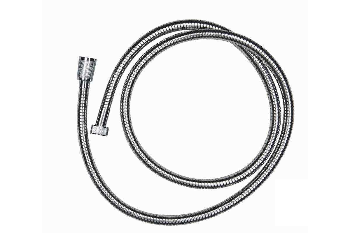 Stretch Metal Shower Hose - 1.5M - 2M - Chrome