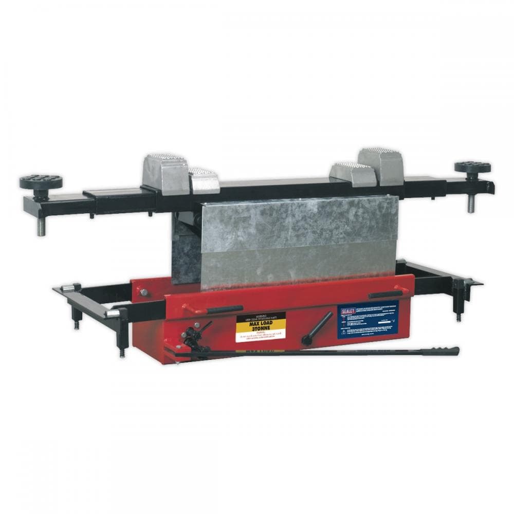 Sealey SJBEX300 Jacking Beam 3 Tonne With Arm Extenders & Flat Roller Supports
