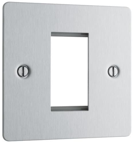 Nexus Metal Polished Chrome 45A Rectangular Cooker Control Unit With Power Indicator NPC72-01
