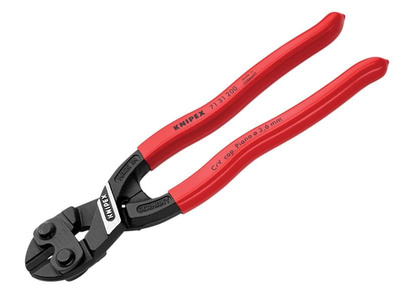 Knipex 71 31 200 SB Cobolt® Recess Compact Bolt Cutters Pvc Grip 200Mm (8In)