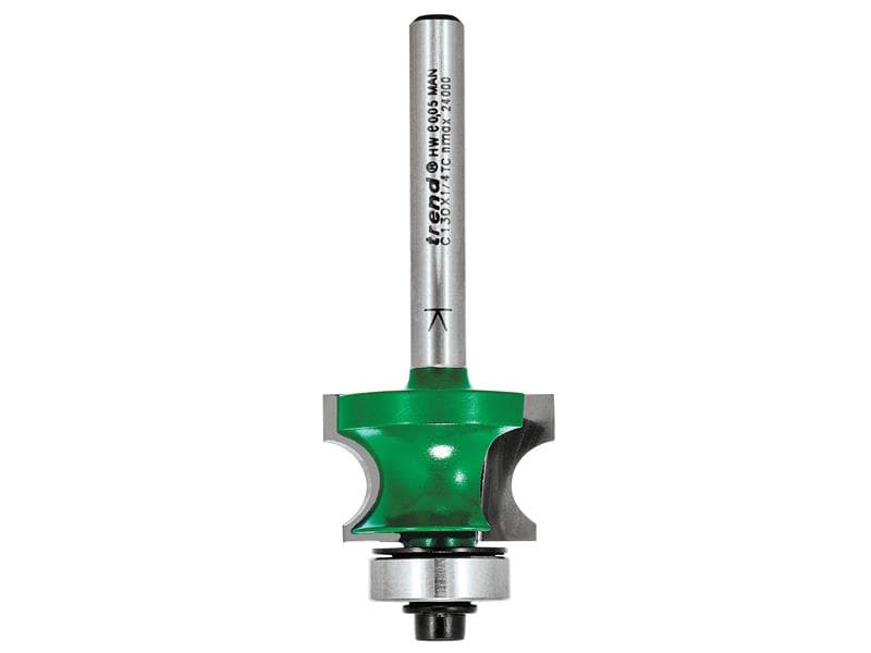 Trend C130X1/4TC C130 X 1/4 Tct Bearing Guided Corner Bead 4.8Mm Radius