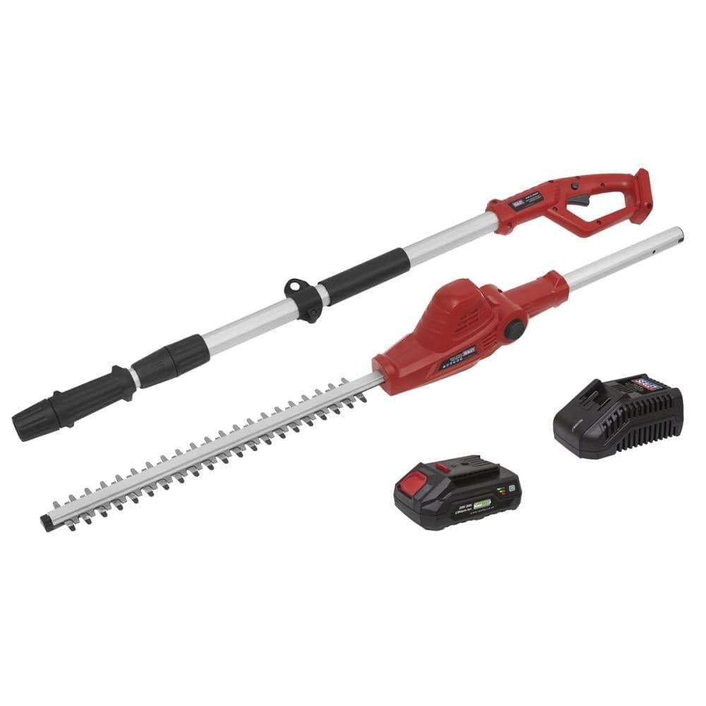Sealey CP20VTP01 Cordless Telescopic Hedge Trimmer Kit 20V 2Ah Sv20 Series