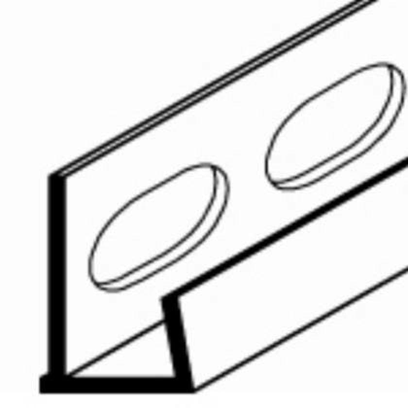 Plastic Plasterboard Edge Bead 2500mm x 12mm (Pack of 34)