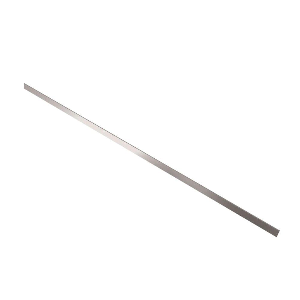 Wedi Wall Profile Stainless Steel Left Hand 1200mm x 8mm