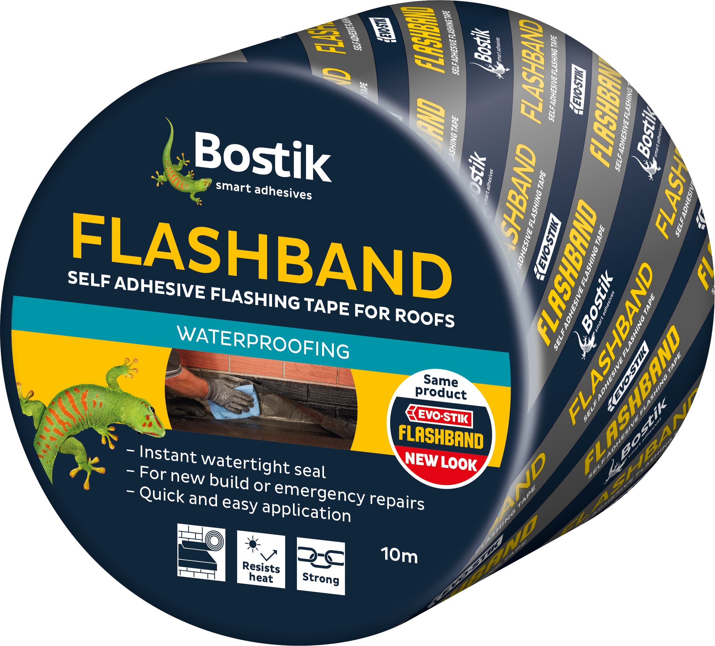 Evo-stik Flashband Self Adhesive Flashing Tape Grey 150mm x 10m