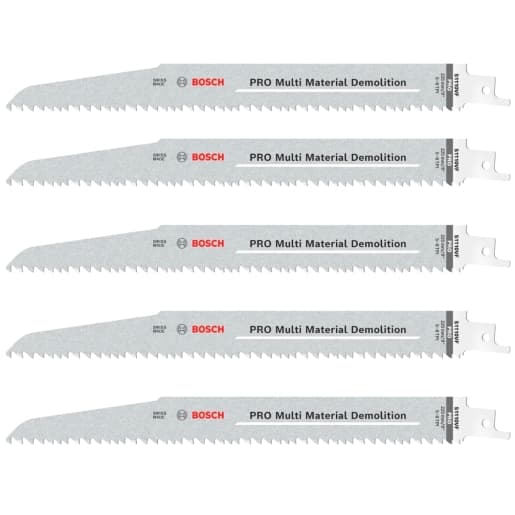 Bosch Heavy for Wood and Metal Sabre Saw Blade 5 Pack