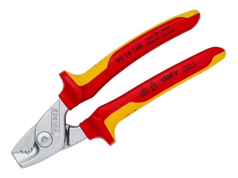 Knipex Stepcut Cable Shears 160Mm 95 16 160