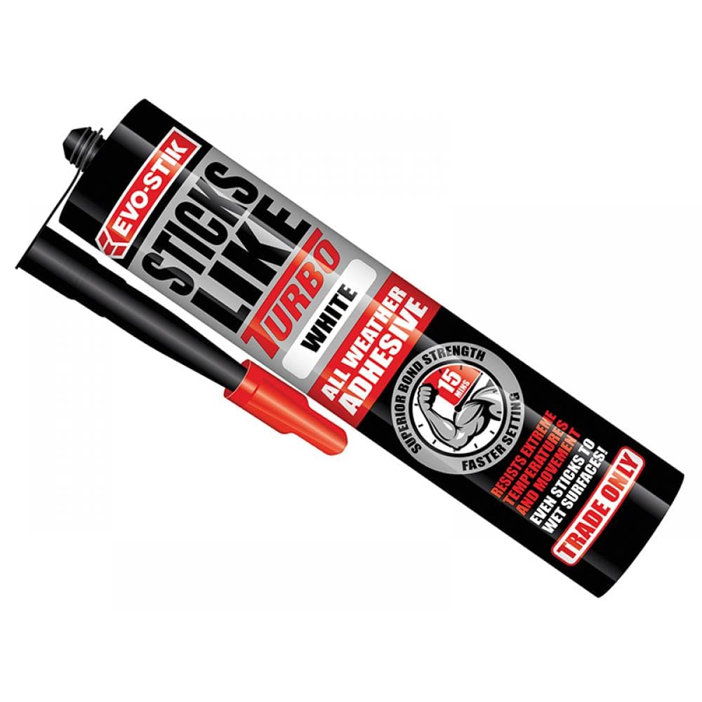 Evo-Stik 30614238 Sticks Like Turbo White 290Ml