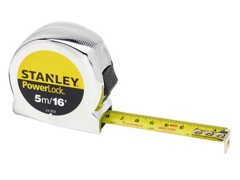 Stanley® 0-33-553 Powerlock® Classic Pocket Tape 5M/16Ft (Width 19Mm)