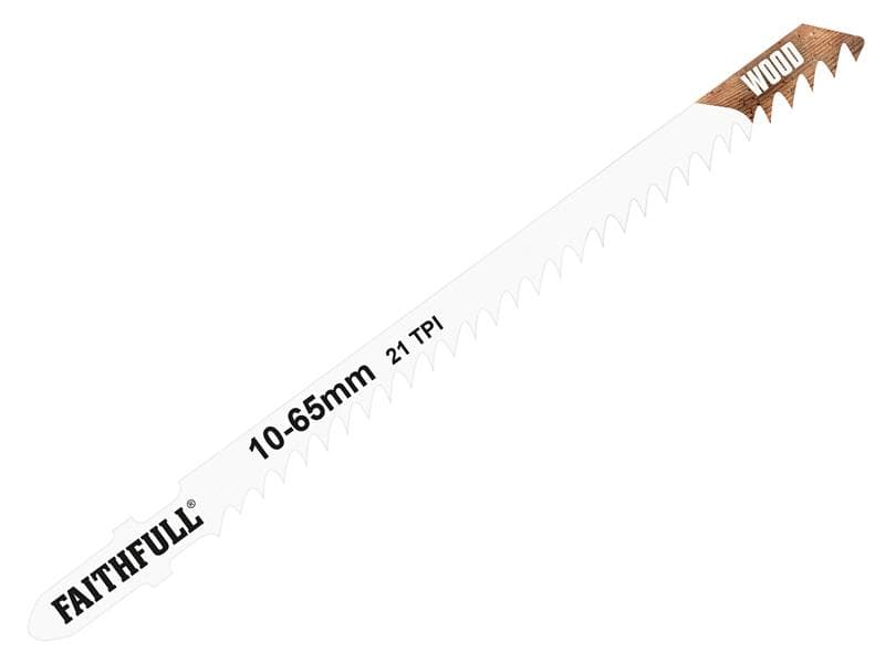 Faithfull Wood Jigsaw Blades Pack Of 5 T301Cd