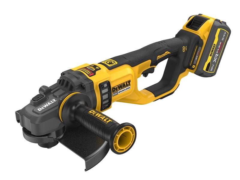 Dewalt DCG460X2-GB Dcg460X2Xr Flexvolt Angle Grinder 54V 2 X 3.0Ah Li-Ion