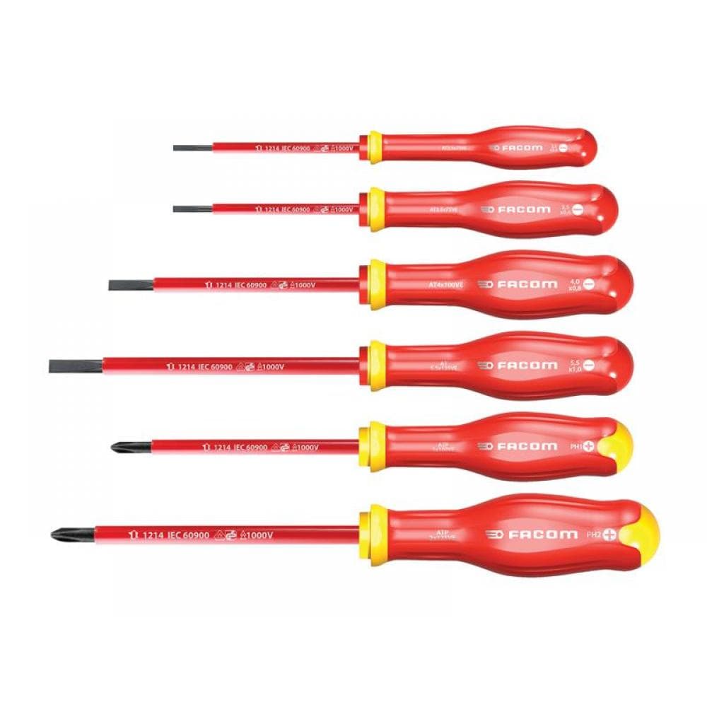 Facom ATPVE.J6PB Protwist® Vde Screwdriver Set 6 Piece