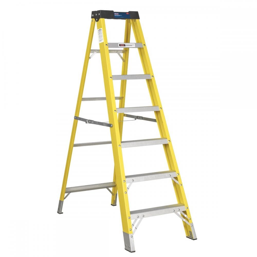 Sealey FSL7 Fibreglass Step Ladder 6-Tread En 131