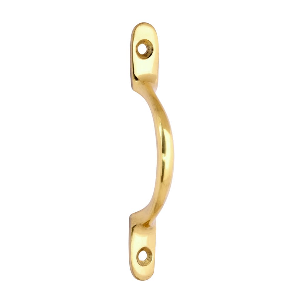 Timco Traditional Pattern Sash Pull Handle - Polished Brass Bag 1 949014