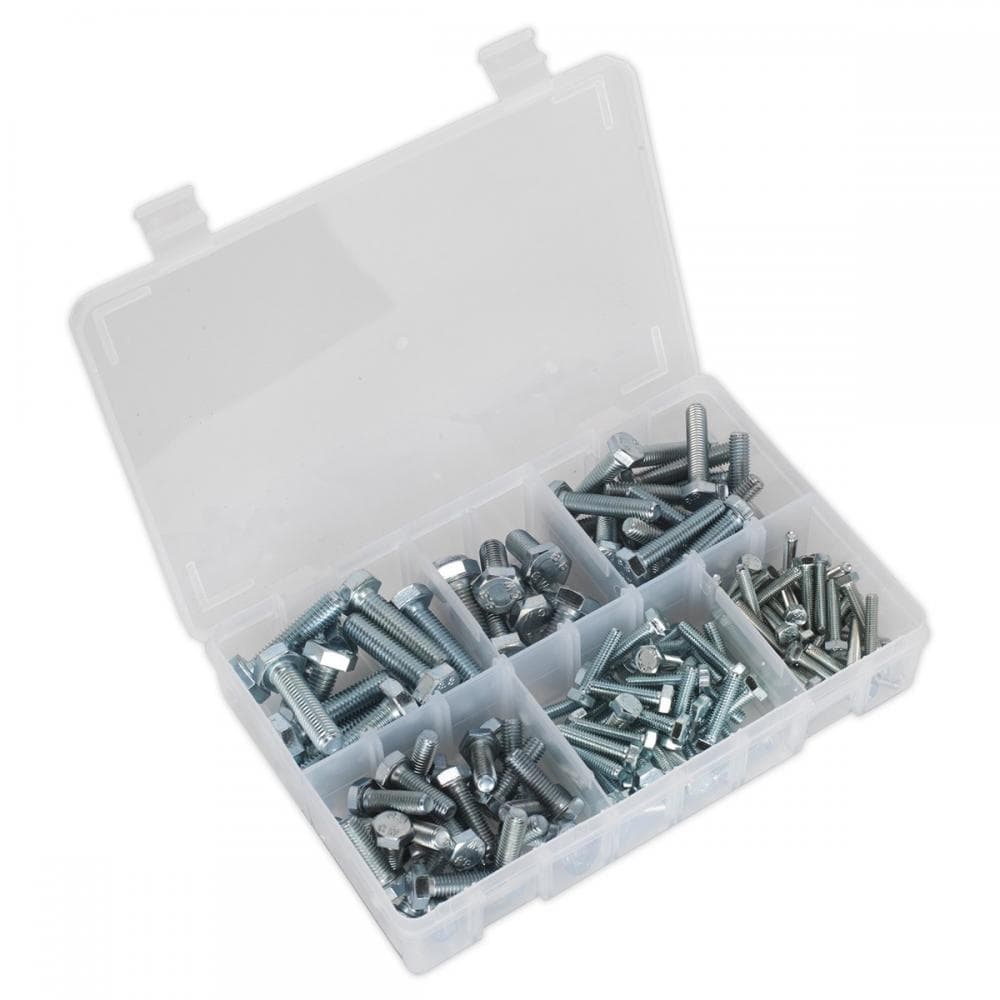 Sealey AB048SS Setscrew Assortment 150Pc Metric M5-M10 High Tensile