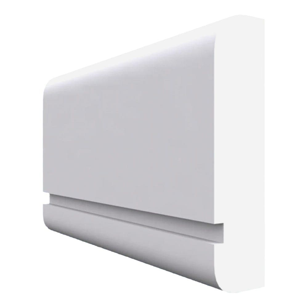 Bullnose Grooved MDF Dado Rail White Primed 4200mm x 70mm x 18mm