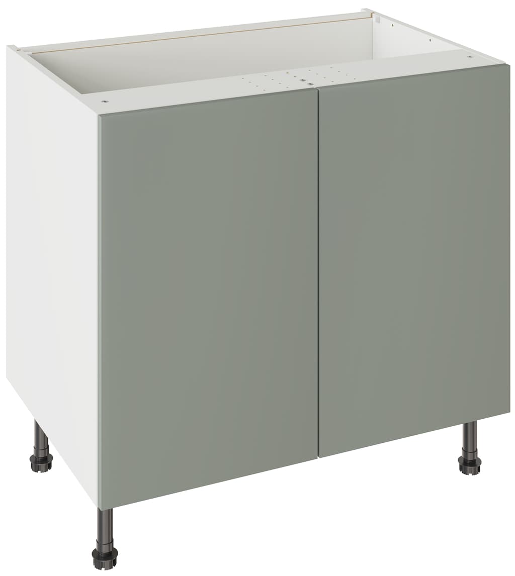 Kitchen Kit Flatpack 900 Base Kitchen Cabinet Slab Supermatt Agave Green