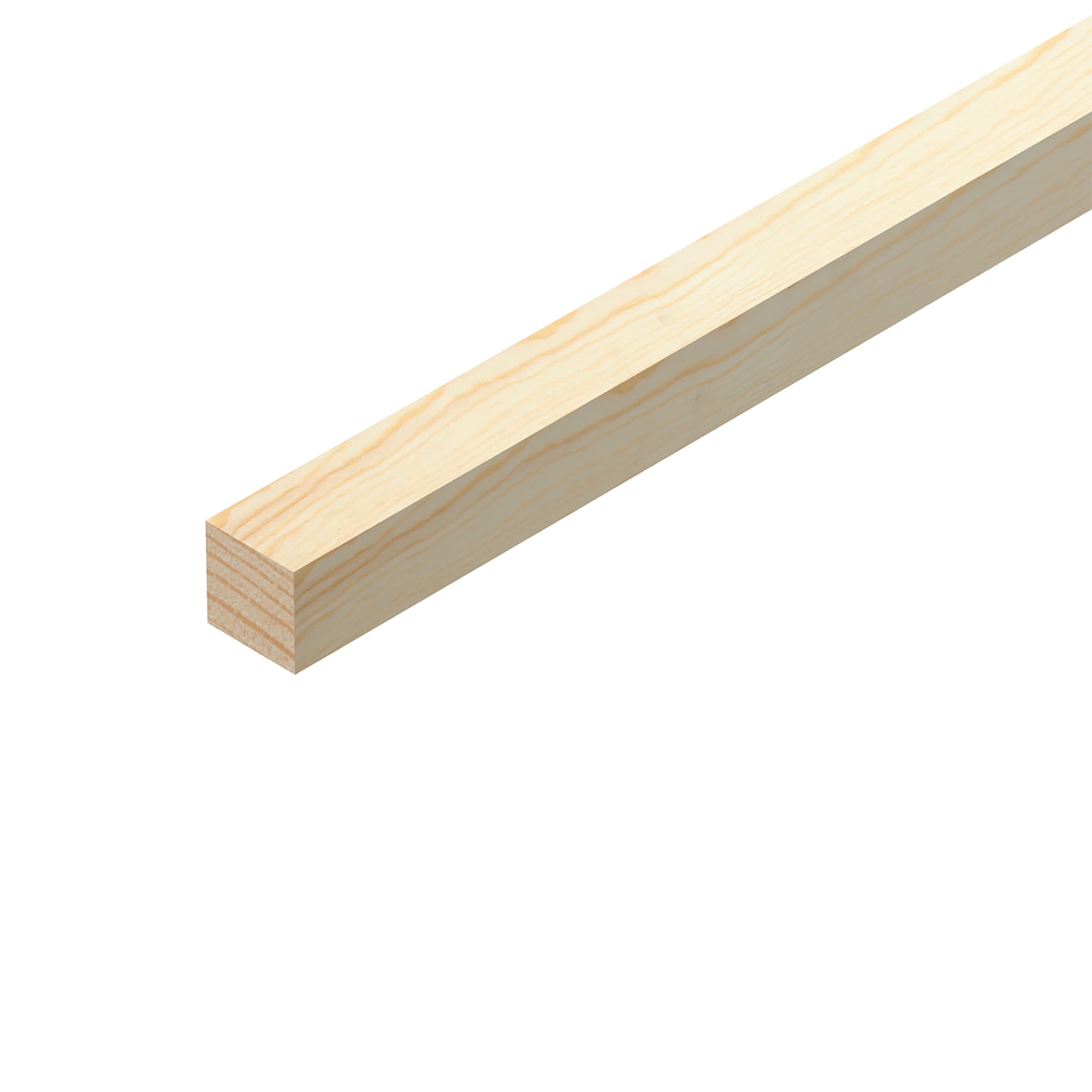 9mm x 9mm x 2.4m Cheshire Mouldings Clear Pine Planed Square Edge Stripwood
