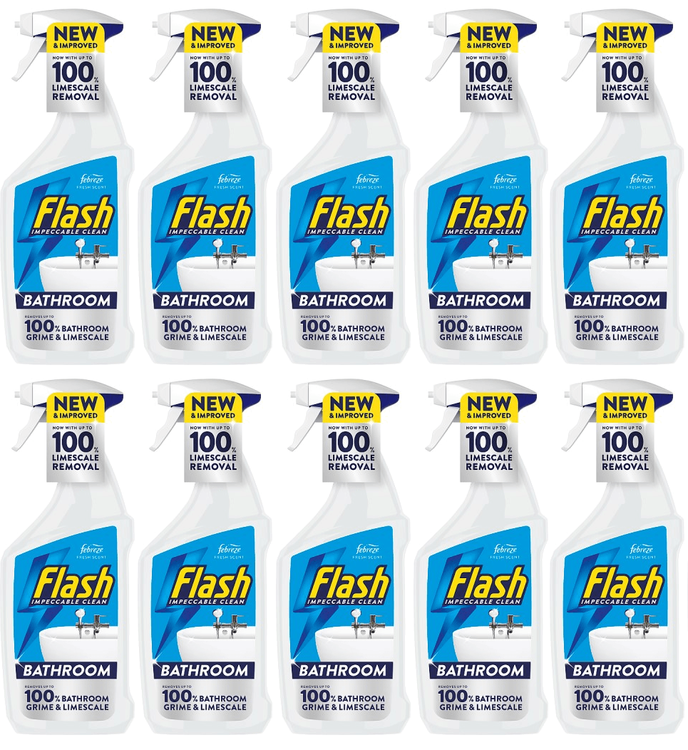 10 x Flash Spray Bathroom - 800ML
