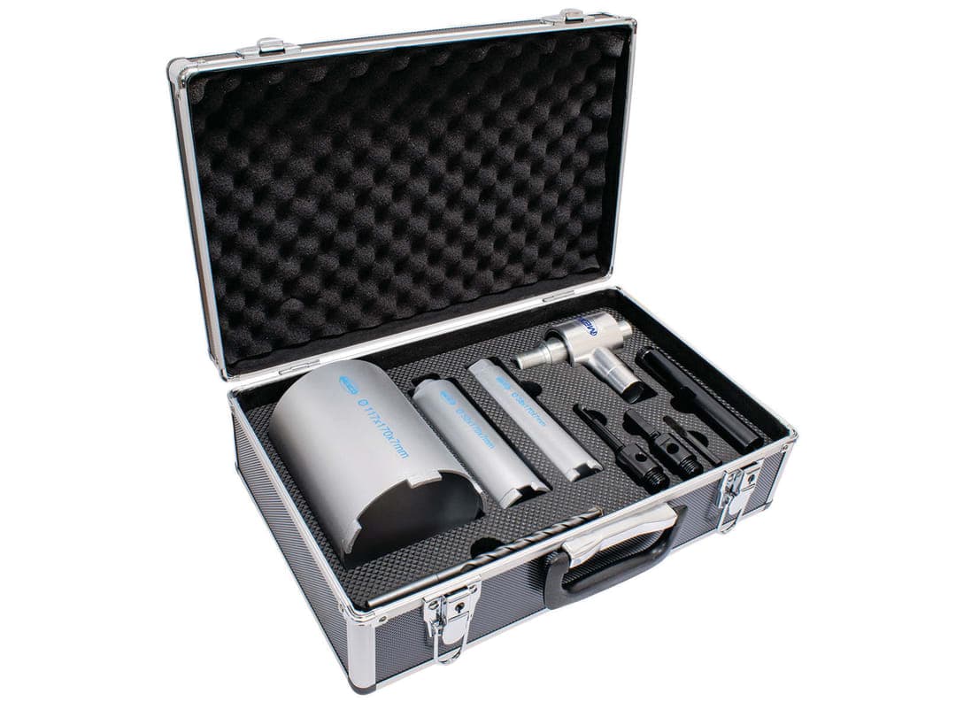 MEXCO Dust Management Core Drill Kit, 9 Piece A10DCDKITEXT3
