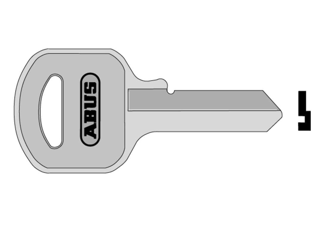 ABUS Mechanical 55/60 60mm Key Blank (K/A Only) 10002885-01