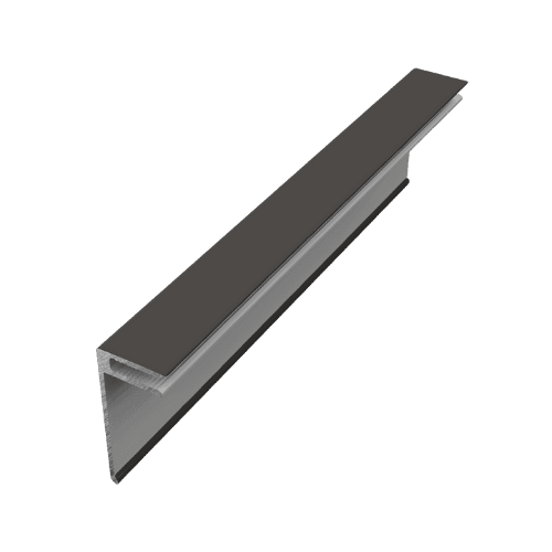 Naturale Cladding Aluminium Ventillator Cover Trim - 3mtr For Aged Padauk - Pack of 2