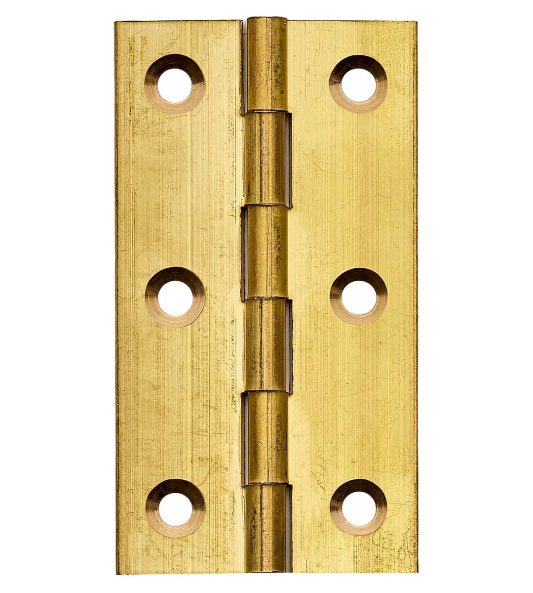 Solid Drawn Brass Butt Hinge - 76x41mm - Self Colour - Pair - Hardware Solutions