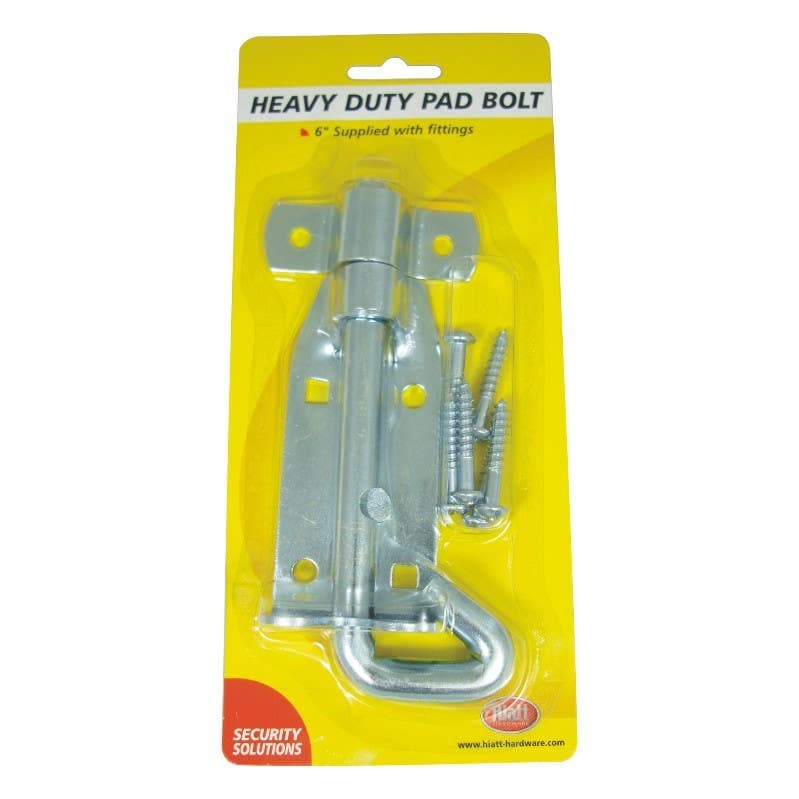 Padbolt 8" X 1/2" Zinc Plated