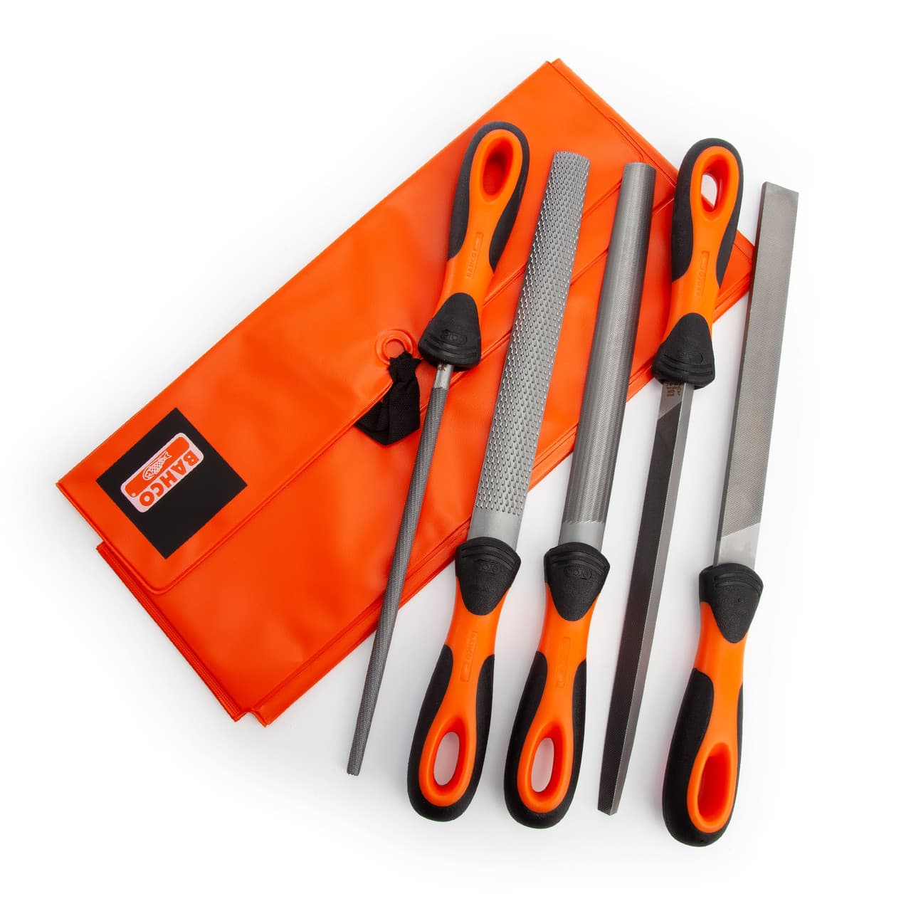 Bahco 1-477-08-2-2 Ergo Assorted Engineers File Set 200Mm (5 Piece)
