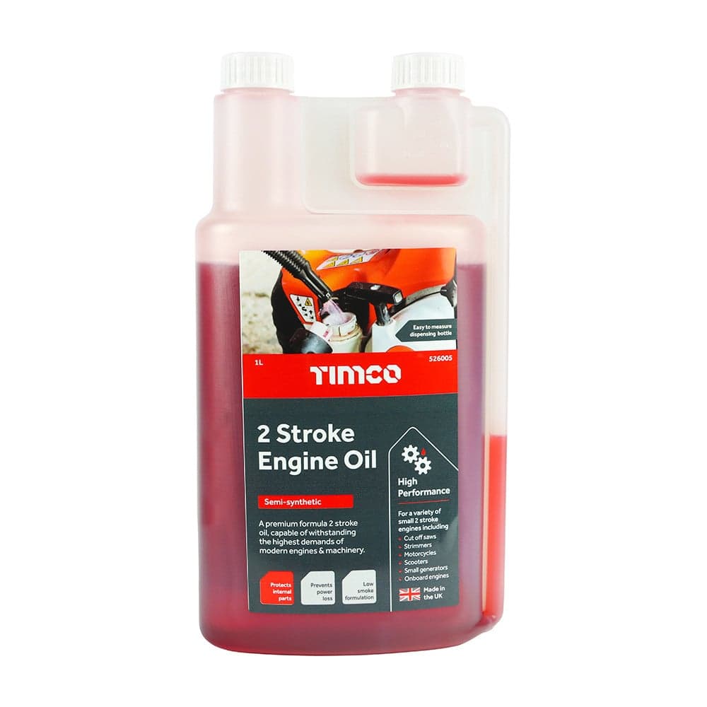 Timco 526005 2 Stroke Engine Oil 1L Bottle 1