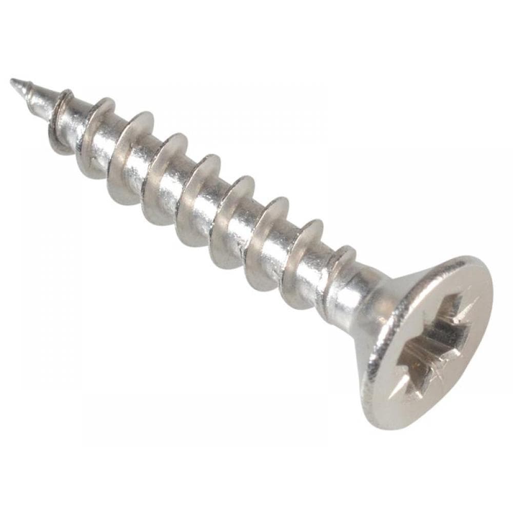 Forgefix POZI3520SS Multi-Purpose Pozi Compatible Screw Csk St S/Steel 3.5 X 20Mm Box 200