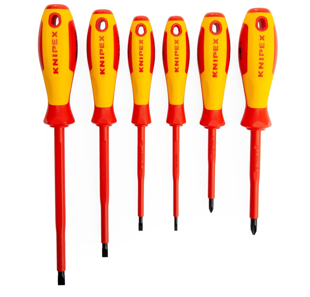 Knipex 002012V01 Vde Screwdriver Set 1000V (6 Piece)