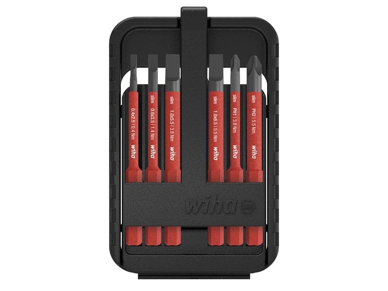 Wiha 43159 Slimbit Electric Sl/Ph Bit Set 7 Piece