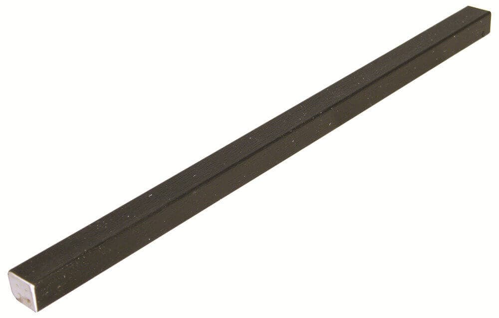 PVC Square Section - 15mm x 5mtr Black Ash