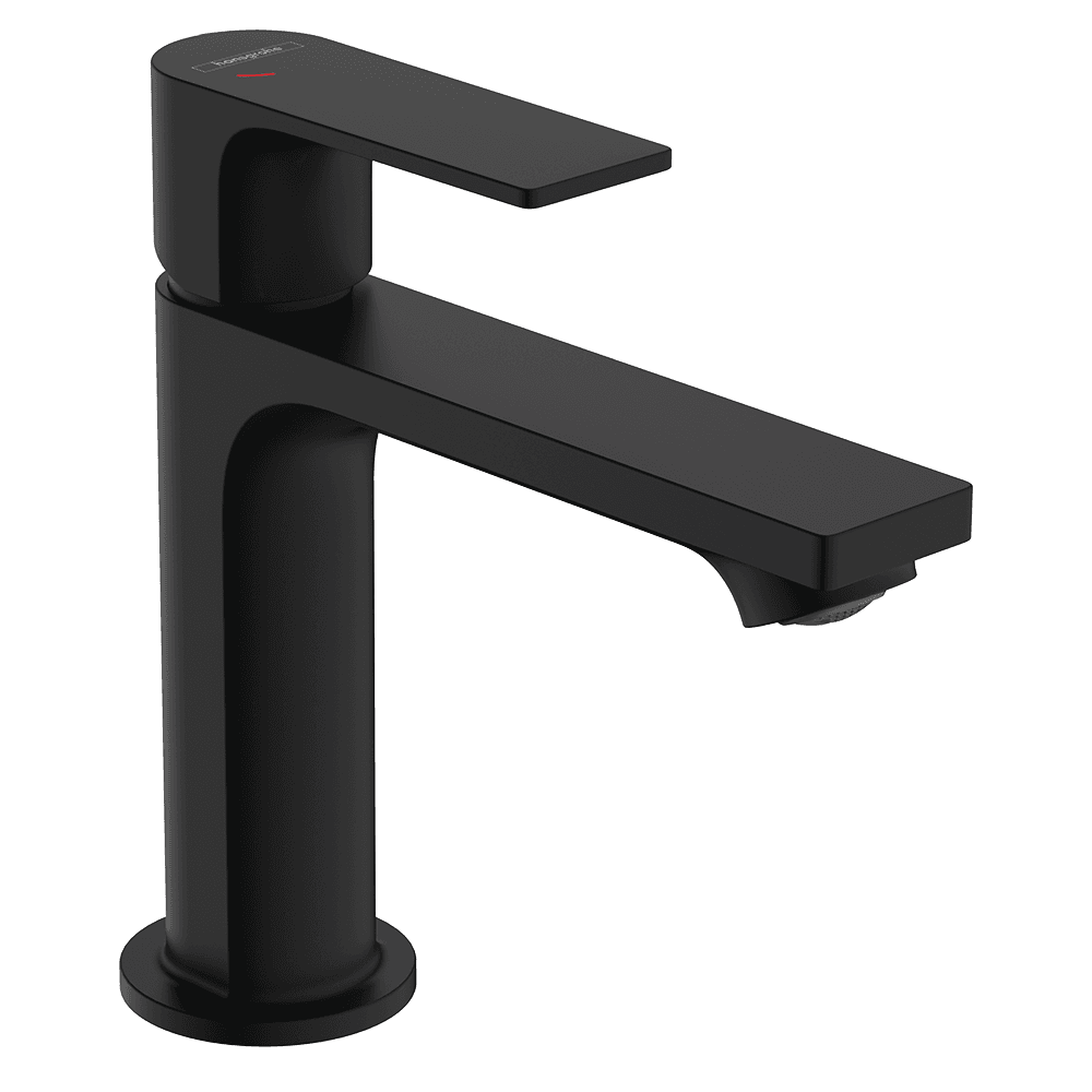 Hansgrohe Rebris E Single lever basin mixer 110 CoolStart without waste set - Matt Balck - 72560670