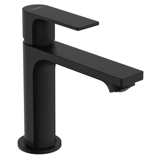 Hansgrohe Rebris E Single lever basin mixer 110 CoolStart without waste set - Matt Balck - 72560670