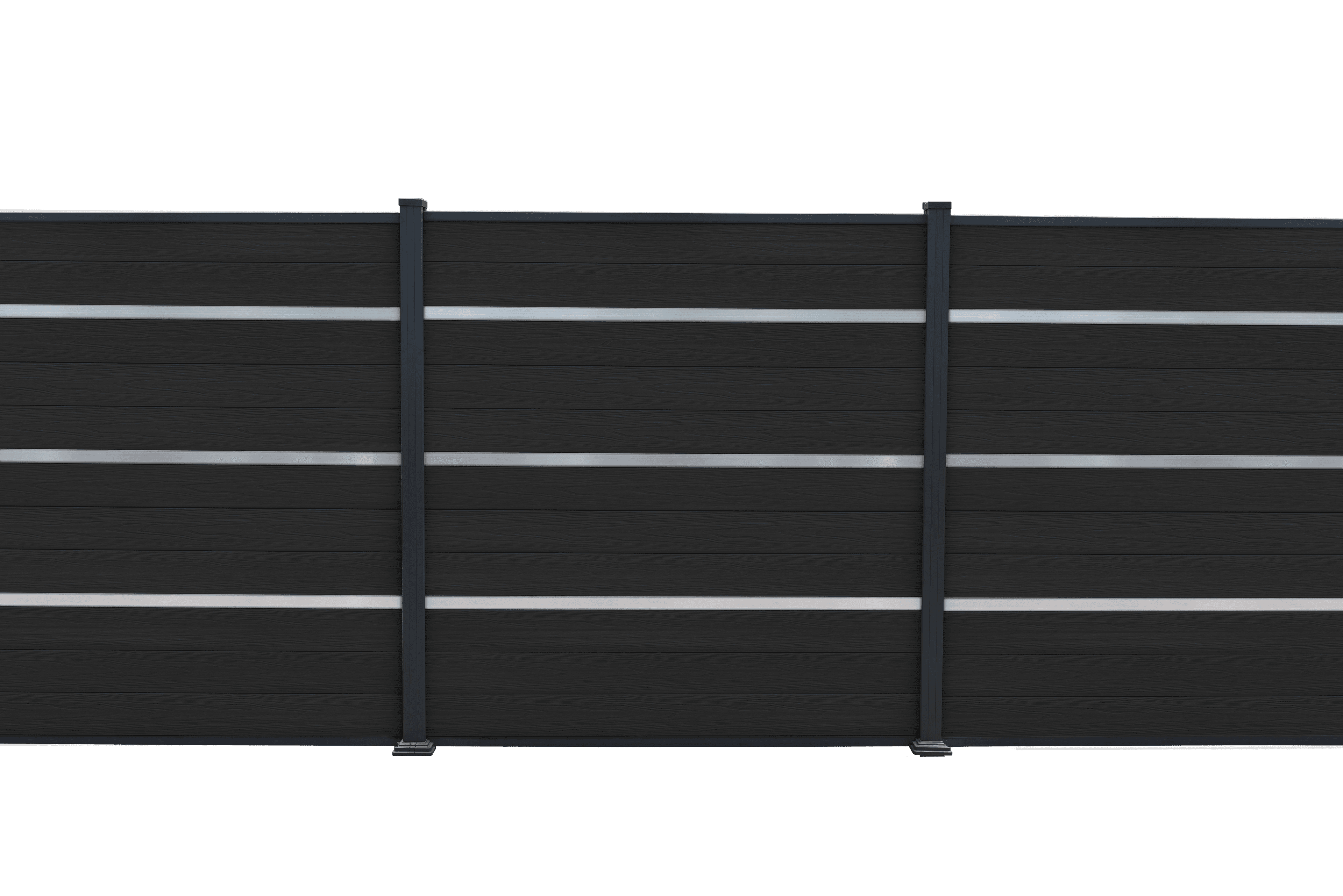 Piranha Composite Fence Decorative Aluminium Slats 3 Pk