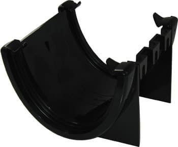 FloPlast Deepflow/ Hi-Cap Gutter Union Bracket - 115mm x 75mm Black