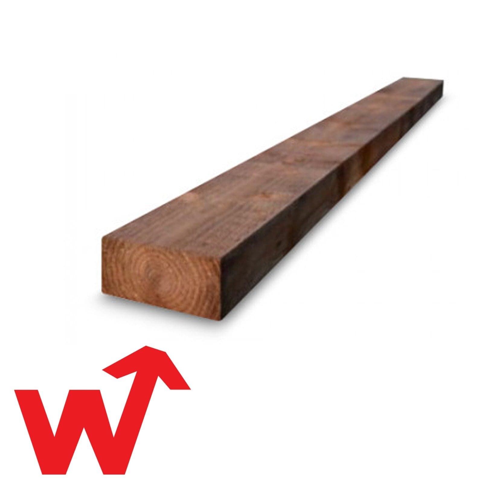 10 PACK Brown Railway Sleepers 2.4m x 200 x 100