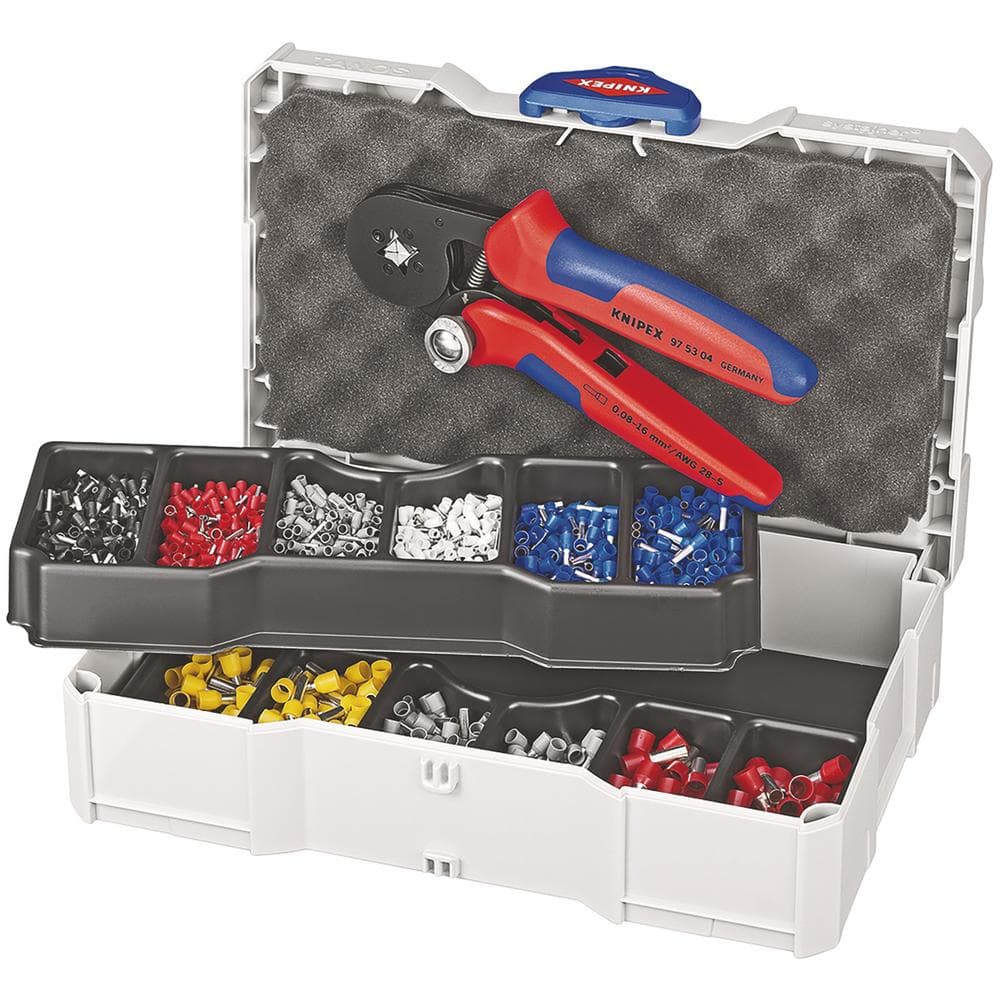 Knipex 97 90 09 Crimp Assortment For Wire Ferrules 9 Parts 265Mm each 1 06927