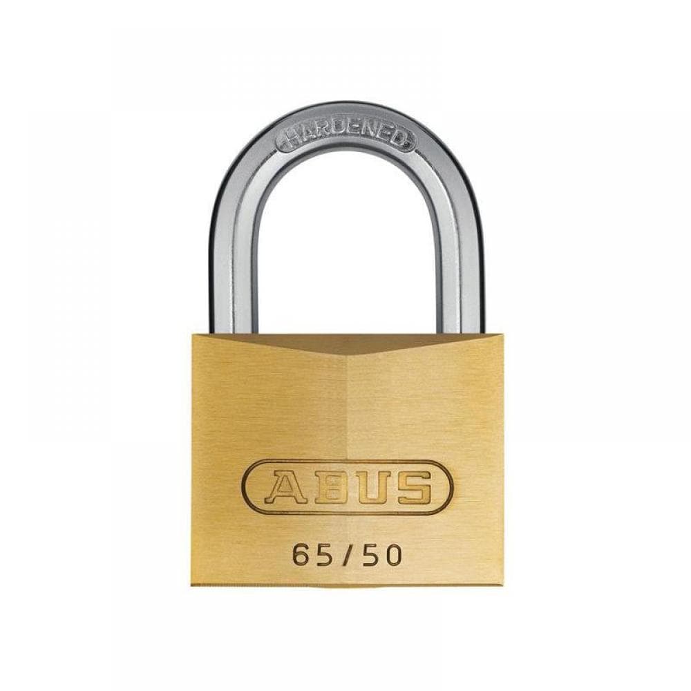 Abus Mechanical 02344 65/50Mm Brass Padlock