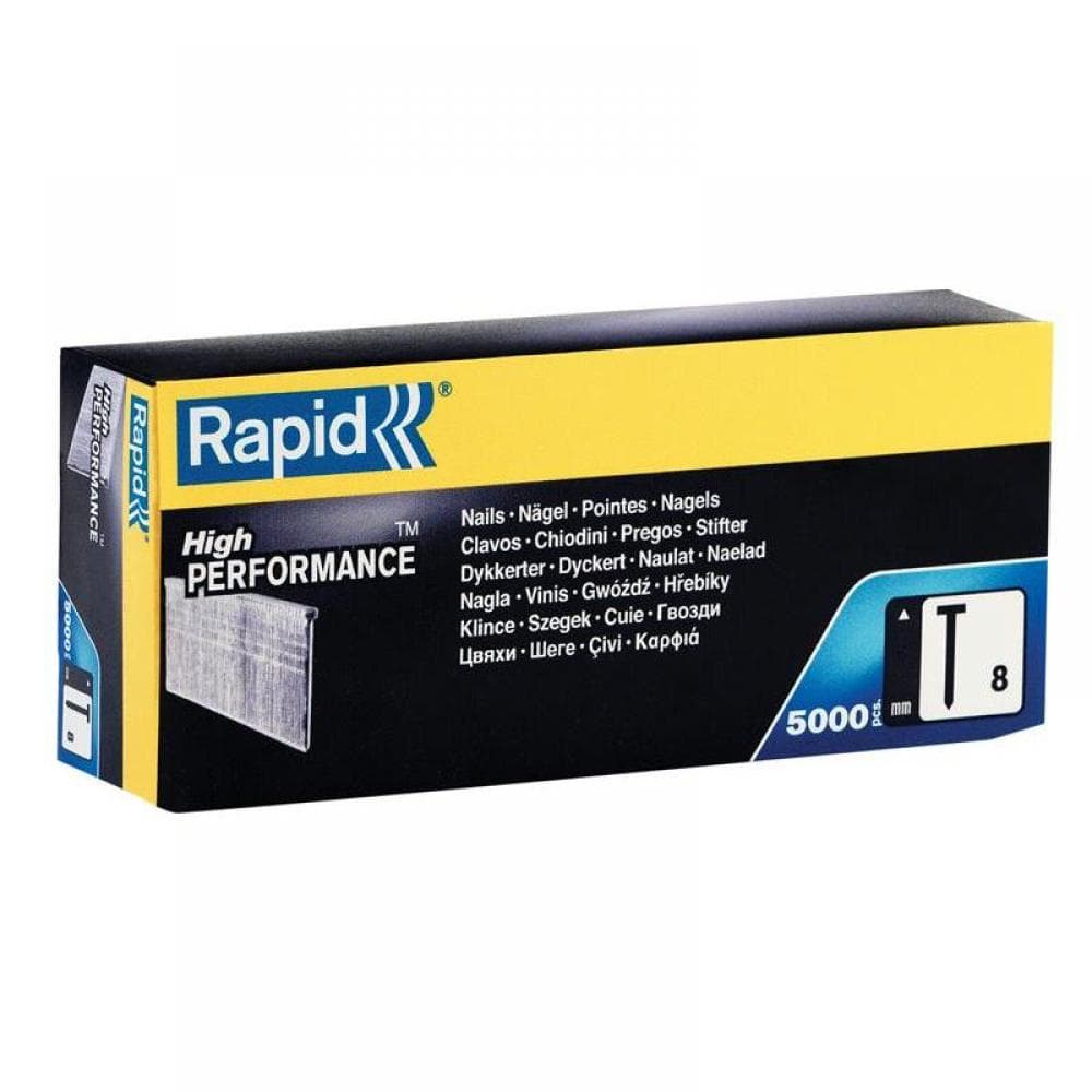 Rapid 40100537 No.8 Brad Nails 18Ga 50Mm (Box 5000)