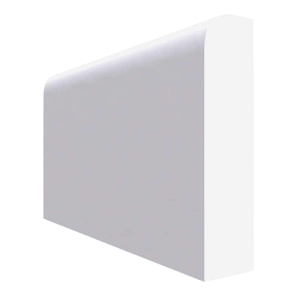 Square MDF Dado Rail White Primed 4200mm x 70mm x 25mm