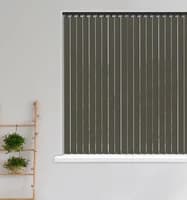 Guardian 89 Charcoal Electric Vertical Blinds Polyester